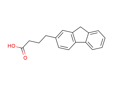 Molecular Structure of 7250-03-5 (4-(9H-fluoren-2-yl)butanoic acid)