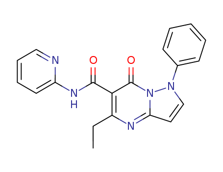 87948-83-2,5-ethyl-7-oxo-1-phenyl-N-pyridin-2-yl-1,7-dihydropyrazolo[1,5-a]pyrimidine-6-carboxamide,