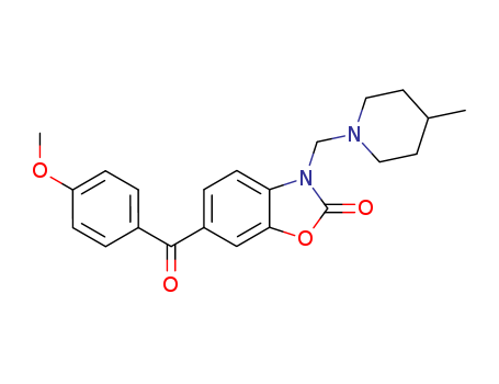 99541-50-1,6-[(4-methoxyphenyl)carbonyl]-3-[(4-methylpiperidin-1-yl)methyl]-1,3-benzoxazol-2(3H)-one,