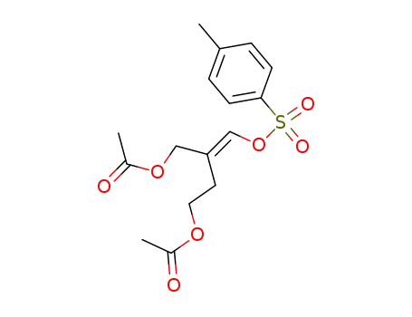 1-Butene-1,4-diol, 2-[(acetyloxy)methyl]-, 4-acetate
1-(4-methylbenzenesulfonate), (E)-