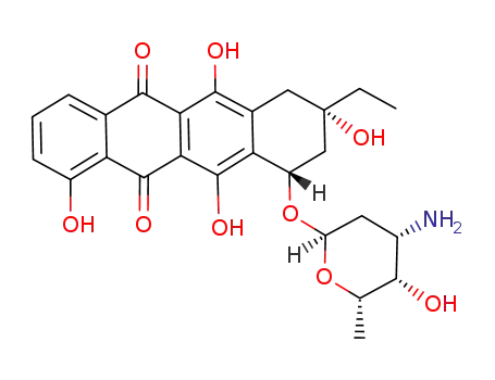 Molecular Structure of 76034-18-9 (13-Deoxocarminomycin)
