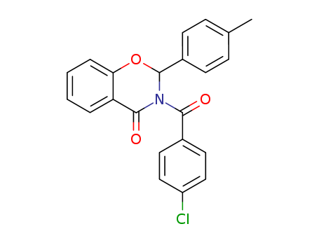 114439-74-6,3-[(4-chlorophenyl)carbonyl]-2-(4-methylphenyl)-2,3-dihydro-4H-1,3-benzoxazin-4-one,