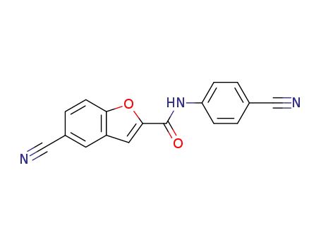 5-Cyan-N-(4-cyanphenyl)-1-benzofuran-2-carboxamid