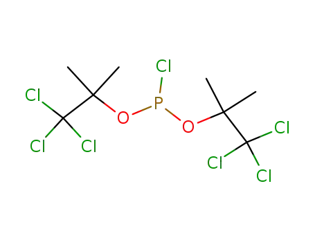 Molecular Structure of 71656-39-8 (Bis(2,2,2-trichlor-1,1-dimethylethyl)monochlorophosphit)