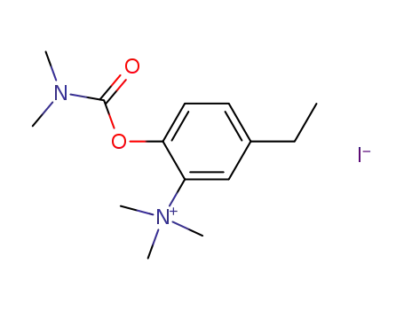 Molecular Structure of 102571-31-3 ((5-Ethyl-2-hydroxyphenyl)trimethylammonium iodide dimethylcarbamate (e ster))