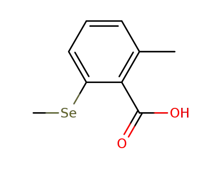 2-Methylseleno-6-methyl-benzoesaeure