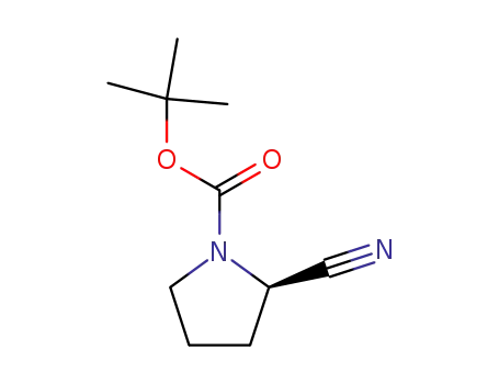 Molecular Structure of 228244-20-0 ((R)-1-Boc-2-cyanopyrrolidine)