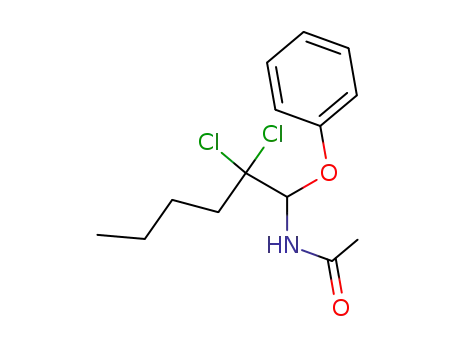 Acetamide, N-(2,2-dichloro-1-phenoxyhexyl)-