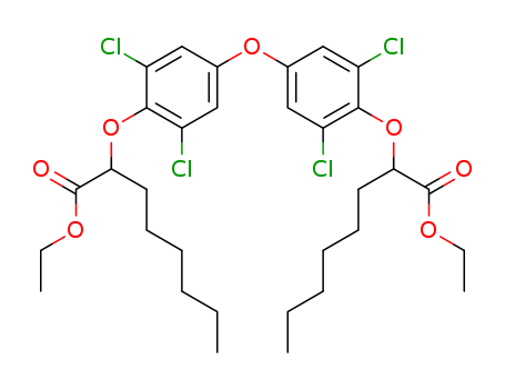 63538-28-3,ethyl 2-[2,6-dichloro-4-[3,5-dichloro-4-(1-ethoxycarbonylheptoxy)phenoxy]phenoxy]octanoate,