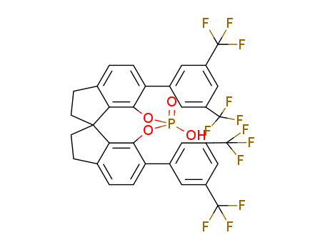 1297613-76-3,(11aR)-3,7-Bis[3,5-bis(trifluoromethyl)phenyl]-10,11,12,13-tetrahydro-5-hydroxy-diindeno[7,1-de:1',7'-fg][1,3,2]dioxaphosphocin 5-oxide,(11aR)-5-oxide-3,7-bis[3,5-bis(trifluoroMethyl)phenyl]-10,11,12,13-tetrahydro-5-hydroxy-Diindeno[7,1-de:1',7'-fg][1,3,2]dioxaphosphocin;(11aR)-3,7-Bis[3,5-bis(trifluoromethyl)phenyl]-10,11,12,13-tetrahydro-5-hydroxy-diindeno[7,1-de:1',7'-fg][1,3,2]dioxaphosphocin 5-oxide;(11aR)-3,7-Bis[3,5-bis(trifluoromethyl)phenyl]-10,11,12,
13-tetrahydro-5-hydroxy-5-oxide-diindeno[7,1-de:1',7'-fg]
[1,3,2]dioxaphosphocin;Diindeno[7,1-de:1',7'-fg][1,3,2]dioxaphosphocin, 3,7-bis[3,5-bis(trifluoromethyl)phenyl]-10,11,12,13-tetrahydro-5-hydroxy-, 5-oxide, (11aR)-;(11AR)-3,7-BIS[3,5-BIS(TRIFLUOROMETHYL)PHENYL]-10,11,12,13-TETRAHYDRO-5-HYDROXY-5-OXIDE-DIINDENO[7,1-DE:1',7'-FG][1,3,2]DIOXAPHOSPHOCIN,MIN.98%;(11aR)-3,7-Bis[3,5-bis(trifluoromethyl)phenyl]-10,11,12,13-tetrahydro-5-hydroxy-5-oxide-diindeno[7,1-de:1',7'-fg][1,3,2]dioxaphosphocin,99%e.e.;(11aR)-3,7-Bis[3,5-bis(trifluoromethyl)phenyl]-10,11,12,13-tetrahydro-5-hydroxy-5-oxide-diindeno[7,1-de:1',7'-fg][1,3,2]dioxaphosphocin, min. 98%