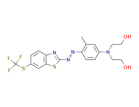 2,2'-[3-methyl-4-(6-trifluoromethylsulfanyl-benzothiazol-2-ylazo)-phenylazanediyl]-bis-ethanol