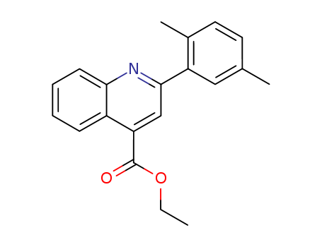 4-Quinolinecarboxylicacid, 2-(2,5-dimethylphenyl)-, ethyl ester