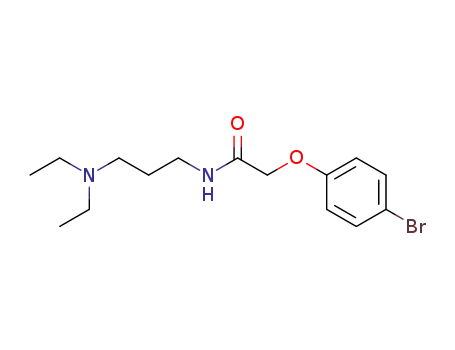<4-Brom-phenoxy>-essigsaeure-<3-diaethylamino-propylamid>