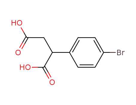 Molecular Structure of 71471-40-4 ((4-BROMOPHENYL)SUCCINIC ACID)