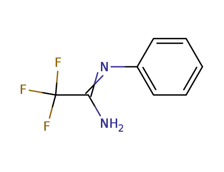 Molecular Structure of 350-93-6 (Ethanimidamide,2,2,2-trifluoro-N-phenyl-)