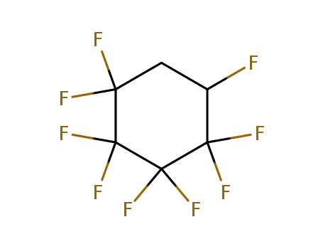 Molecular Structure of 882-45-1 (Cyclohexane, 1,1,2,2,3,3,4,4,5-nonafluoro-)