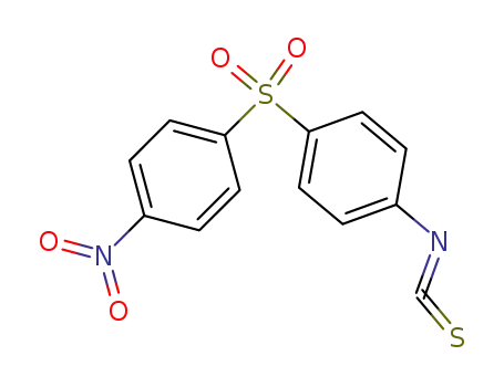Molecular Structure of 15398-73-9 (1-isothiocyanato-4-[(4-nitrophenyl)sulfonyl]benzene)
