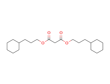 Molecular Structure of 1168-85-0 (Di-(3-cyclohexylpropyl)-malonat)