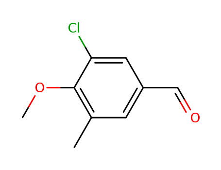 Benzaldehyde, 3-chloro-4-methoxy-5-methyl-