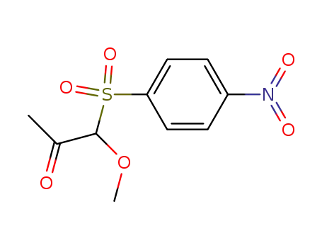 1-Methoxy-1-(4-nitro-benzenesulfonyl)-propan-2-one