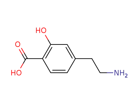 Molecular Structure of 708967-62-8 (4-(AMINOETHYL)SALICYLIC ACID)