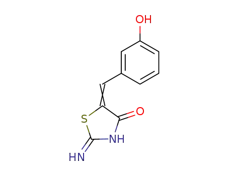 2-amino-5-(3-hydroxy-benzylidene)-thiazol-4-one