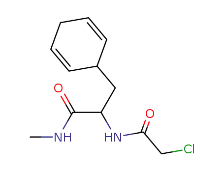 N-Chloracetyl-2,5-cyclohexadien-1-alanin-methylamid