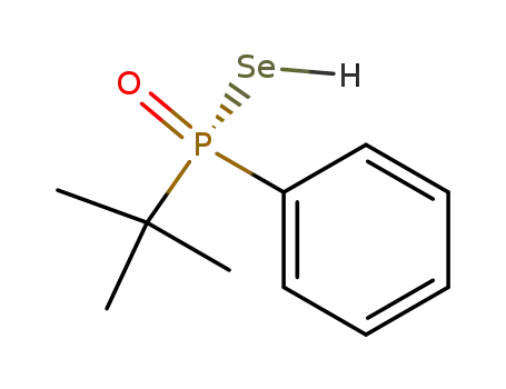 Molecular Structure of 51584-28-2 ([tert-butyl(phenyl)phosphoryl]selanyl)