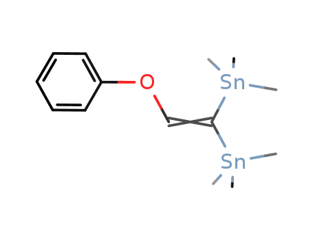 Stannane, (phenoxyethenylidene)bis[trimethyl-