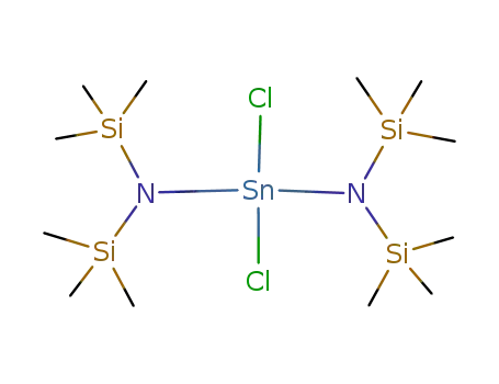 Molecular Structure of 145298-59-5 (bis{bis(trimethylsilyl)amino}tin dichloride)