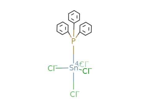 Molecular Structure of 17668-10-9 (Tin,tetrachloro(triphenylphosphine)-)
