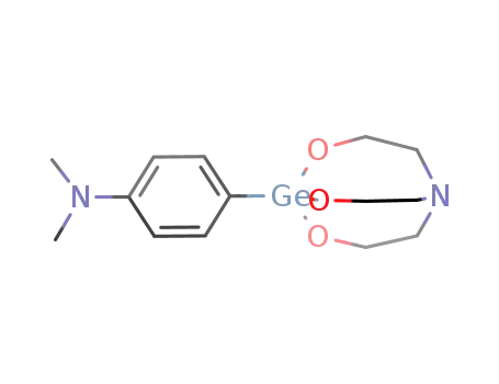 Molecular Structure of 95601-28-8 (Benzenamine,
N,N-dimethyl-4-(2,8,9-trioxa-5-aza-1-germabicyclo[3.3.3]undec-1-yl)-)