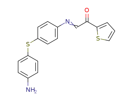 Ethanone, 2-[[4-[(4-aminophenyl)thio]phenyl]imino]-1-(2-thienyl)-