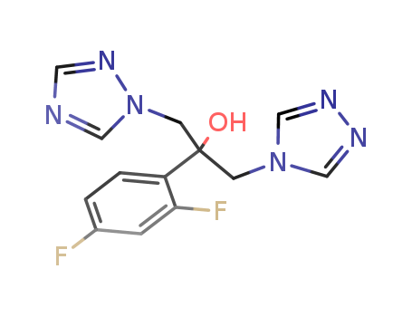 2-(2,4-difluorophenyl)-1-(1H-1,2,4-triazol-1-yl)-3-(4H-1,2,4-triazol-4-yl)propan-2-ol