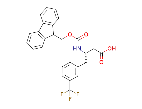 Molecular Structure of 270065-78-6 (Fmoc-(S)-3-Amino-4-(3-trifluoromethyl-phenyl)-butyric acid)