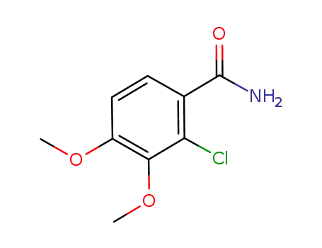 Molecular Structure of 175136-02-4 (2-CHLORO-3,4-DIMETHOXYBENZAMIDE)
