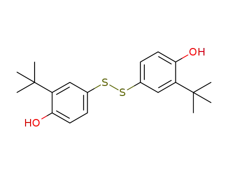 Molecular Structure of 7580-89-4 (Phenol, 4,4'-dithiobis[2-(1,1-dimethylethyl)-)