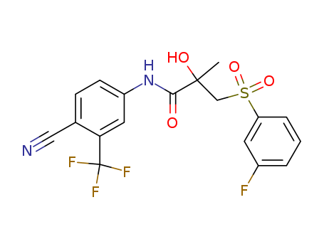 (RS)-4'-Cyano-3-(4-fluorophenylsulfonyl)-2-methyl-3'-(trifluoromethyl)propionanilide