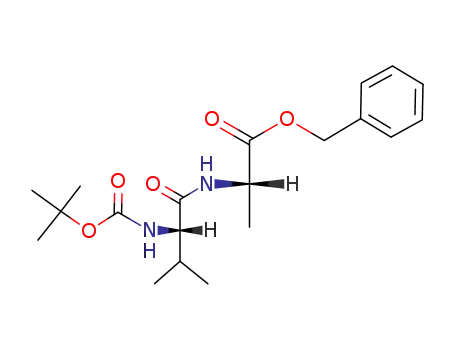 Molecular Structure of 77946-33-9 (Boc-Val-Ala-OBzl)