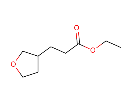 Molecular Structure of 766539-77-9 (3-(tetrahydro-furan-3-yl)-propionic acid ethyl ester)