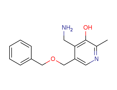 Molecular Structure of 195441-50-0 (3-Pyridinol, 4-(aminomethyl)-2-methyl-5-[(phenylmethoxy)methyl]-)