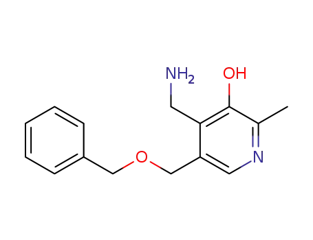 Molecular Structure of 195441-50-0 (3-Pyridinol, 4-(aminomethyl)-2-methyl-5-[(phenylmethoxy)methyl]-)