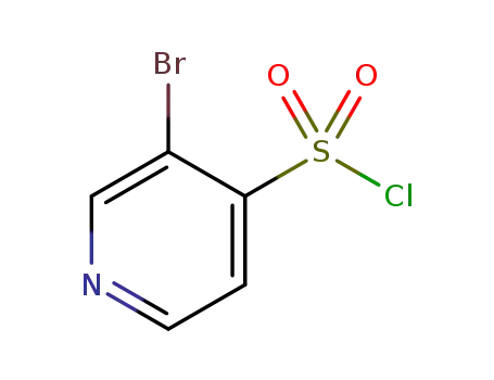 Molecular Structure of 886371-33-1 (3-Bromo-pyridine-4-sulfonyl chloride)