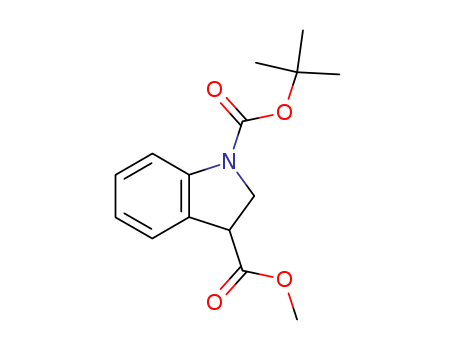 1H-Indole-1,3-dicarboxylic acid, 2,3-dihydro-, 1-(1,1-dimethylethyl) 3-methyl ester