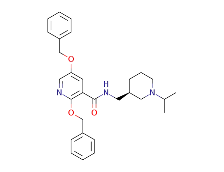 2,5-bis-benzyloxy-N-((R)-1-isopropylpiperidin-3-ylmethyl)nicotinamide
