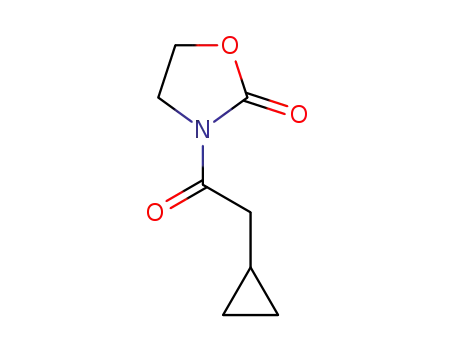 Molecular Structure of 1330681-58-7 (3-(2-cyclopropylacetyl)oxazolidin-2-one)