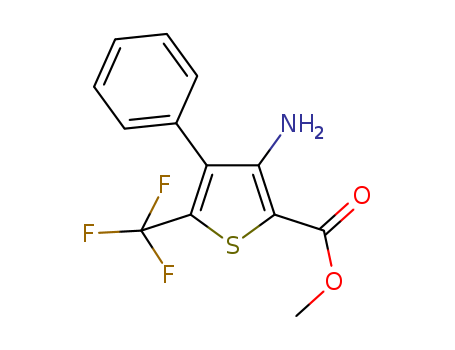 METHYL 3-AMINO-4-PHENYL-5-(TRIFLUOROMETHYL)THIOPHENE-2-CARBOXYLATE