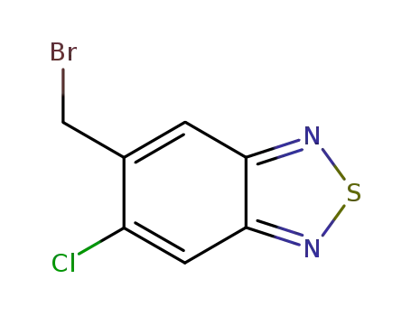 Molecular Structure of 65858-51-7 (5-(BROMOMETHYL)-6-CHLORO-2,1,3-BENZOTHIADIAZOLE)
