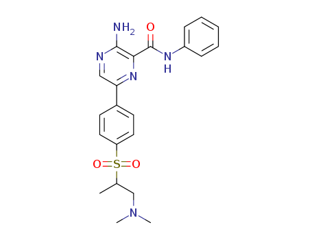 3-AMino-6-[4-[[2-(diMethylaMino)-1-Methylethyl]sulfonyl]phenyl]-N-phenyl-2-pyrazinecarboxaMide