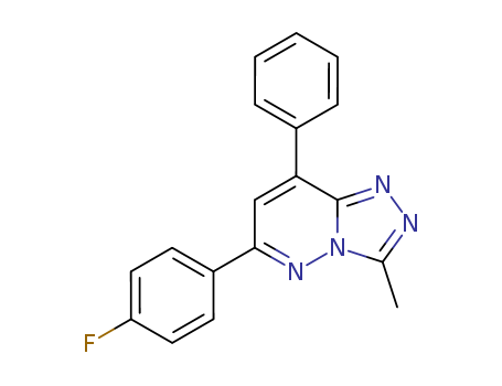 1,2,4-Triazolo[4,3-b]pyridazine,6-(4-fluorophenyl)-3-methyl-8-phenyl-